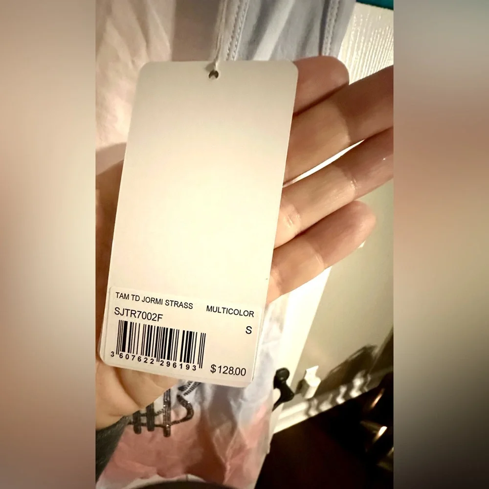 ‼️RARE‼️🎸Zadig & Voltaire🎸🔥NWT🔥TAM JORMI STRASS TIE-DYE Studded Tank—S - Picture 6 of 9